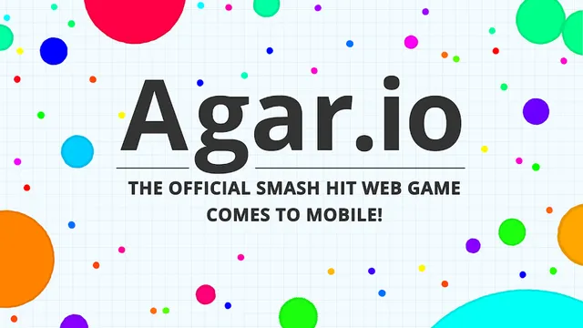 Imagem do jogo Agar.io, arena multijogador de células